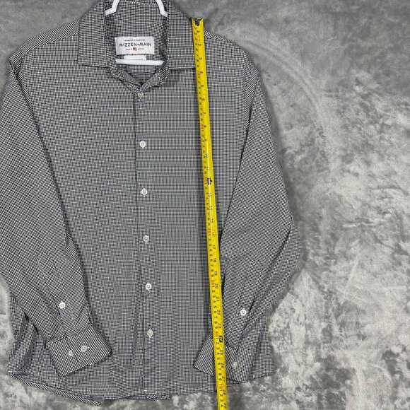 Mizzen+Main Spinnaker Collection Mens Medium Standard Fit Button-Up Shirt - Picture 2 of 7
